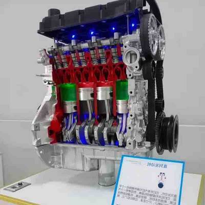 汽车4缸发动机解剖教具模型 解剖仪器教学设备实训台